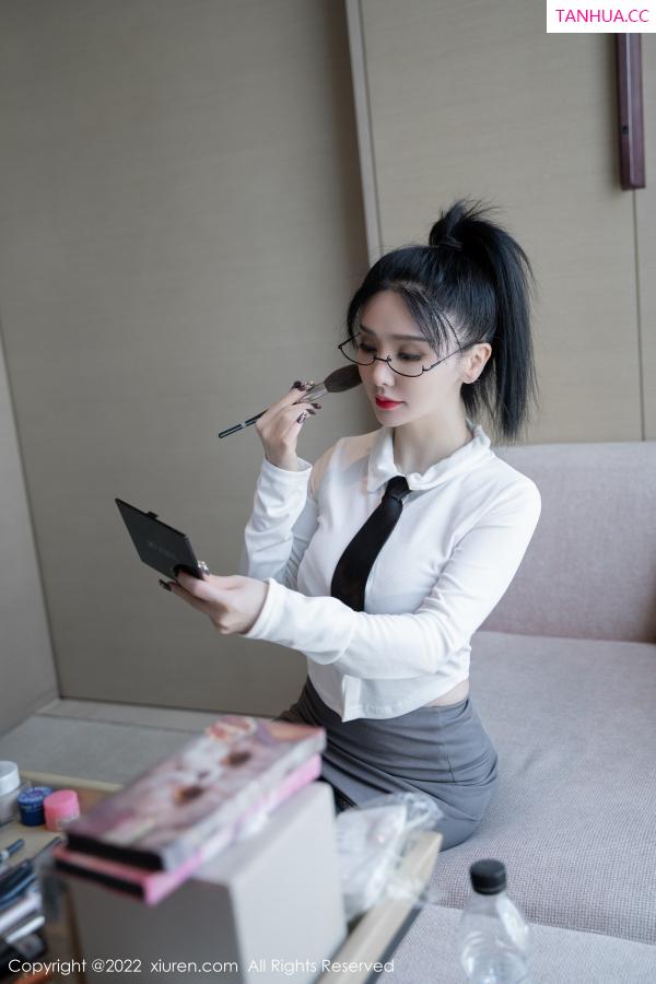 潘娇娇 潘娇娇 [XiuRen]高清写真图 2022.11.15 No.5856 潘娇娇 黑丝美臀第10张图片